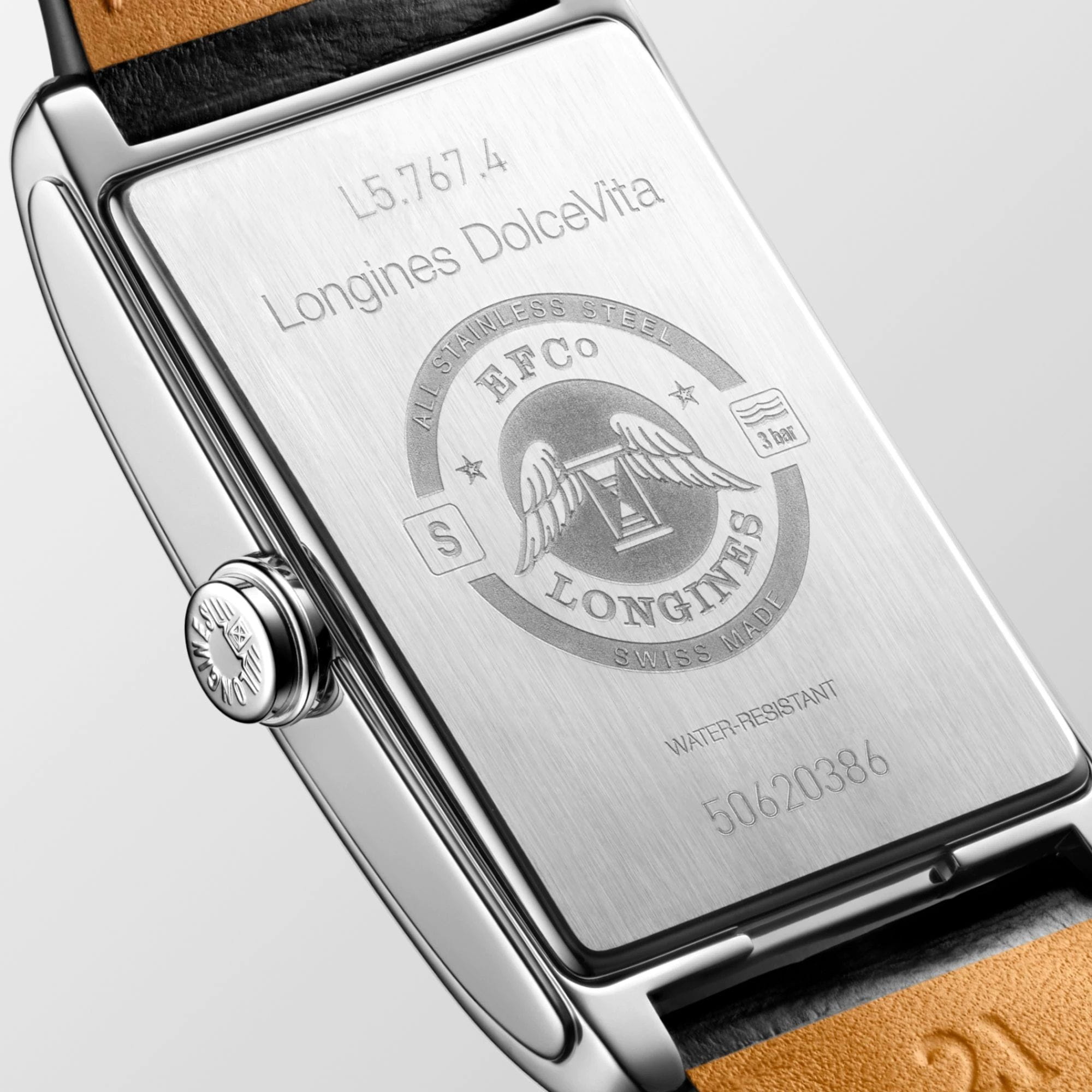 Longines Longines DolceVita L5.757.4.73.0 женские часы белый циферблат на запястье